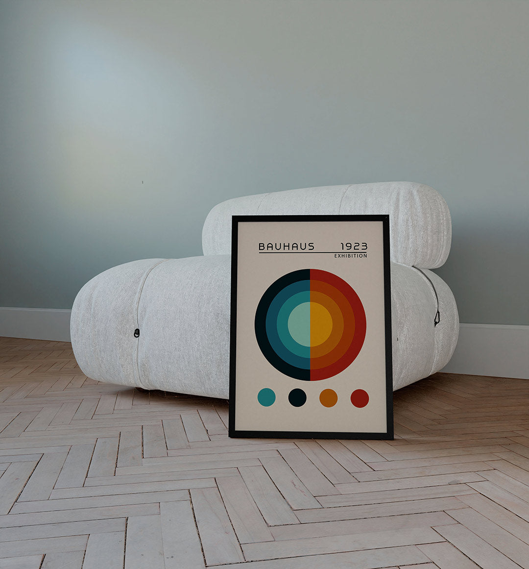 Cirkelvormen en kleur Poster