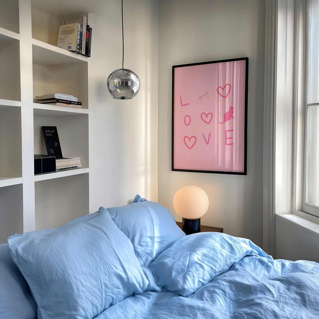 Liefdevolle Tic-Tac-Toe Poster-WallArtistic