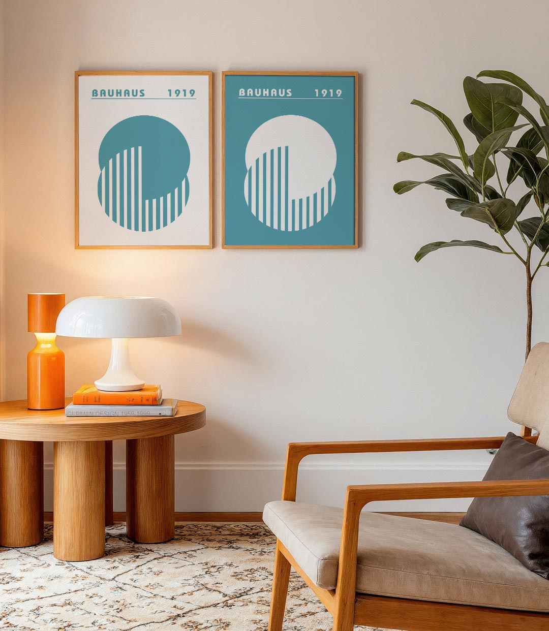Cirkel en strepen Posterset