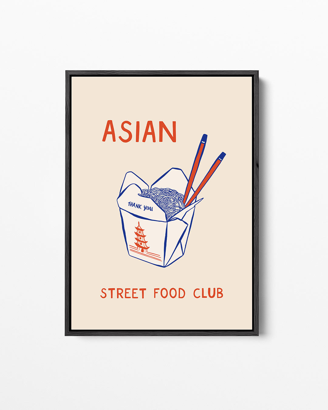 Eetlustige illustratie Kunstwerk