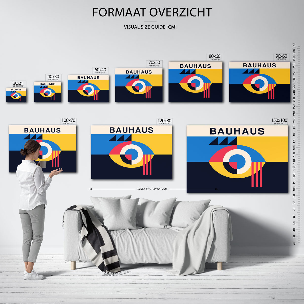 Vorm en kleur Poster