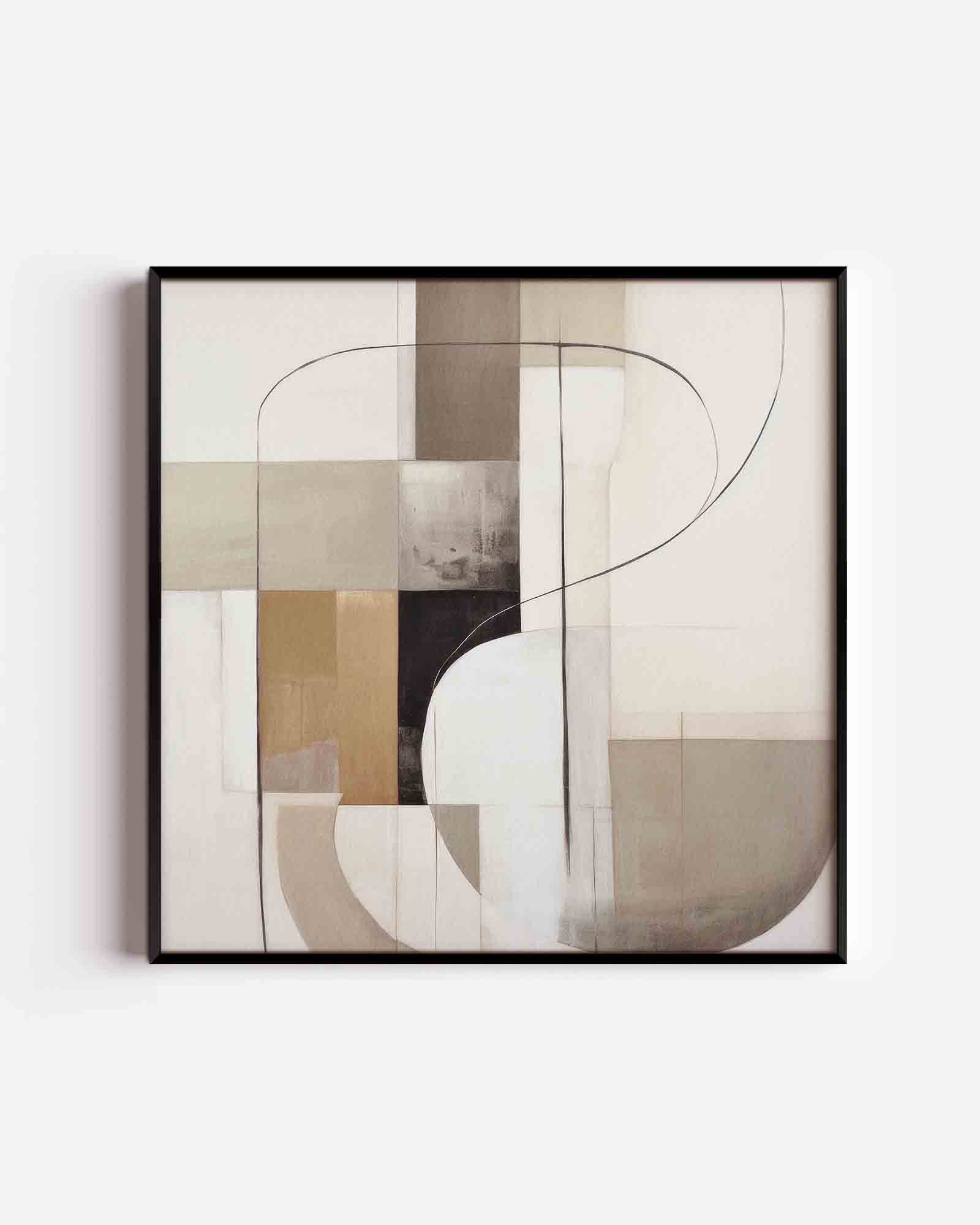 Abstracte vormen Poster