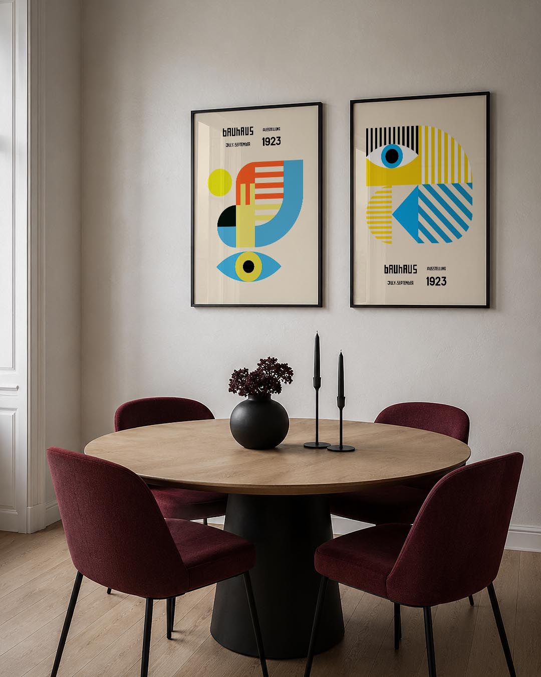 Vormen en kleurvlakken Posterset