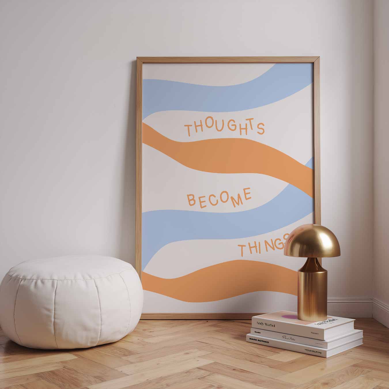 Inspirerende Golven Poster-WallArtistic