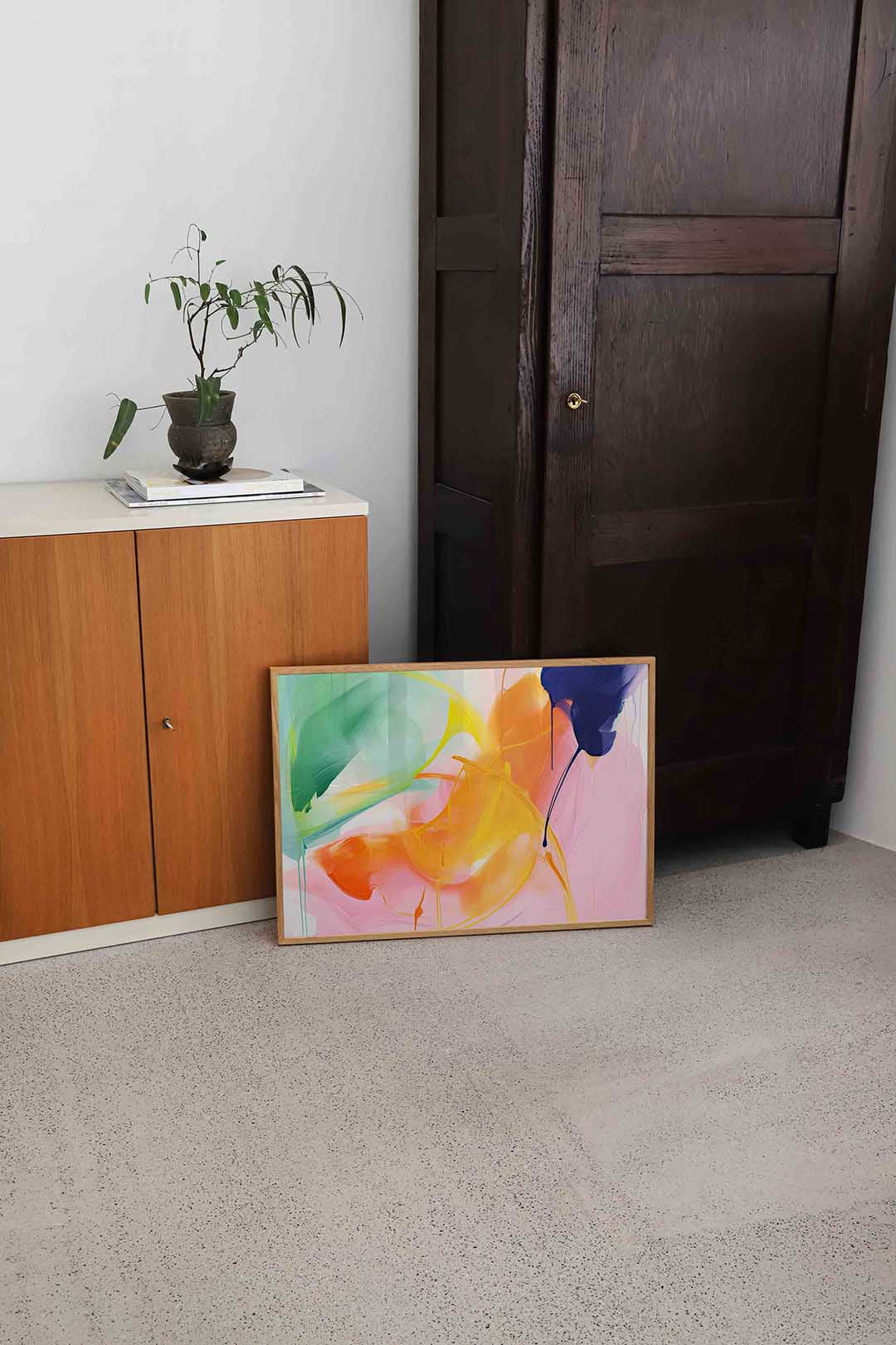 Abstracte kleurrijke vormen Poster