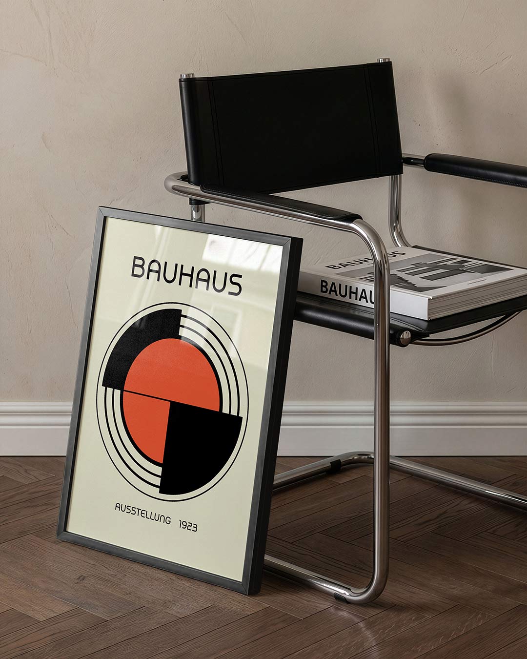 Cirkel en lijnen Poster