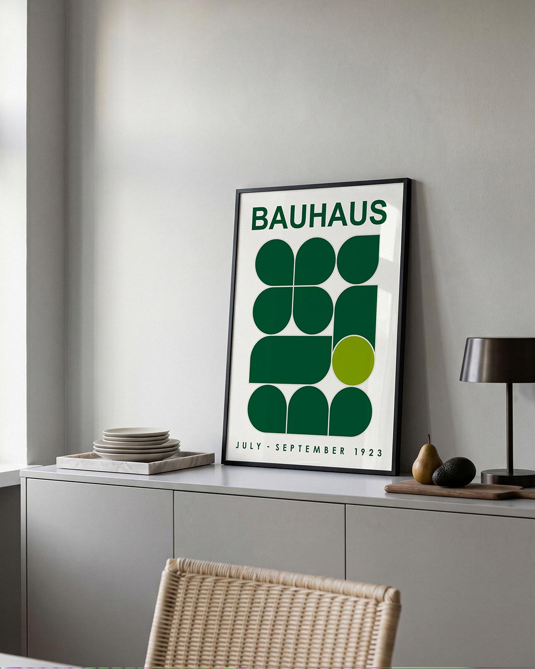 Vormritme en kleur Poster