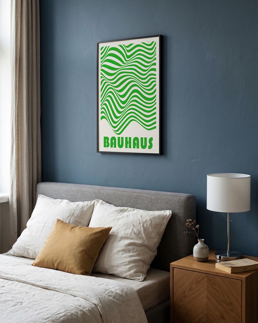 Golvend lijnenspel Poster
