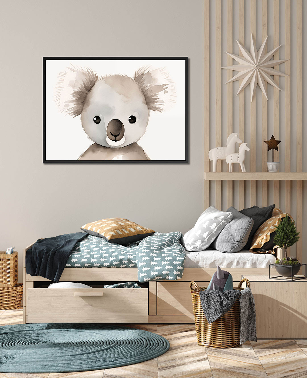 Koala portret Kunstwerk