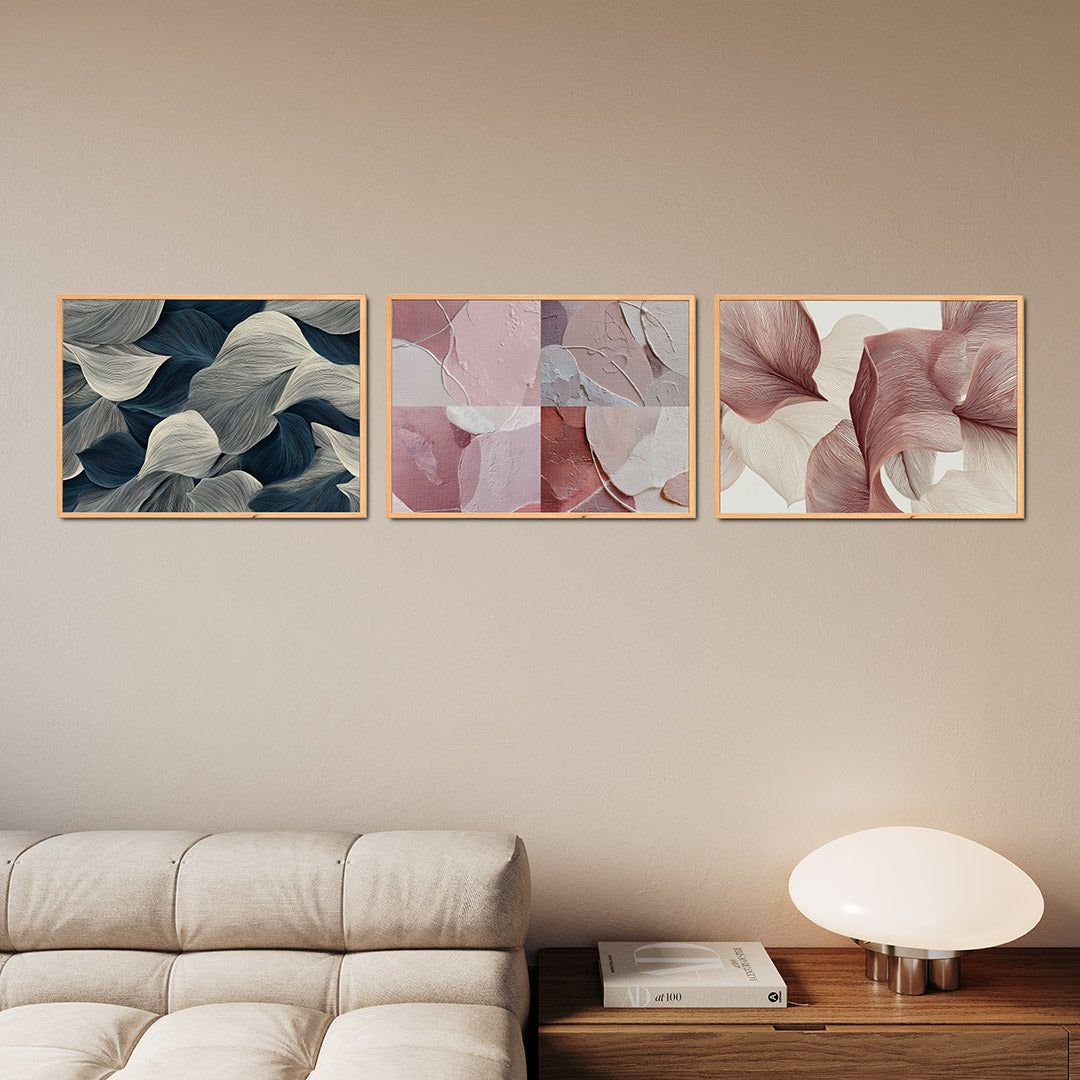 Golvend lijnenspel Posterset