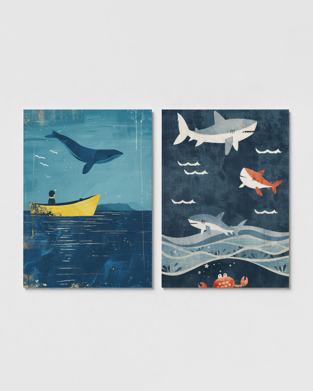 Zee en lucht Posterset