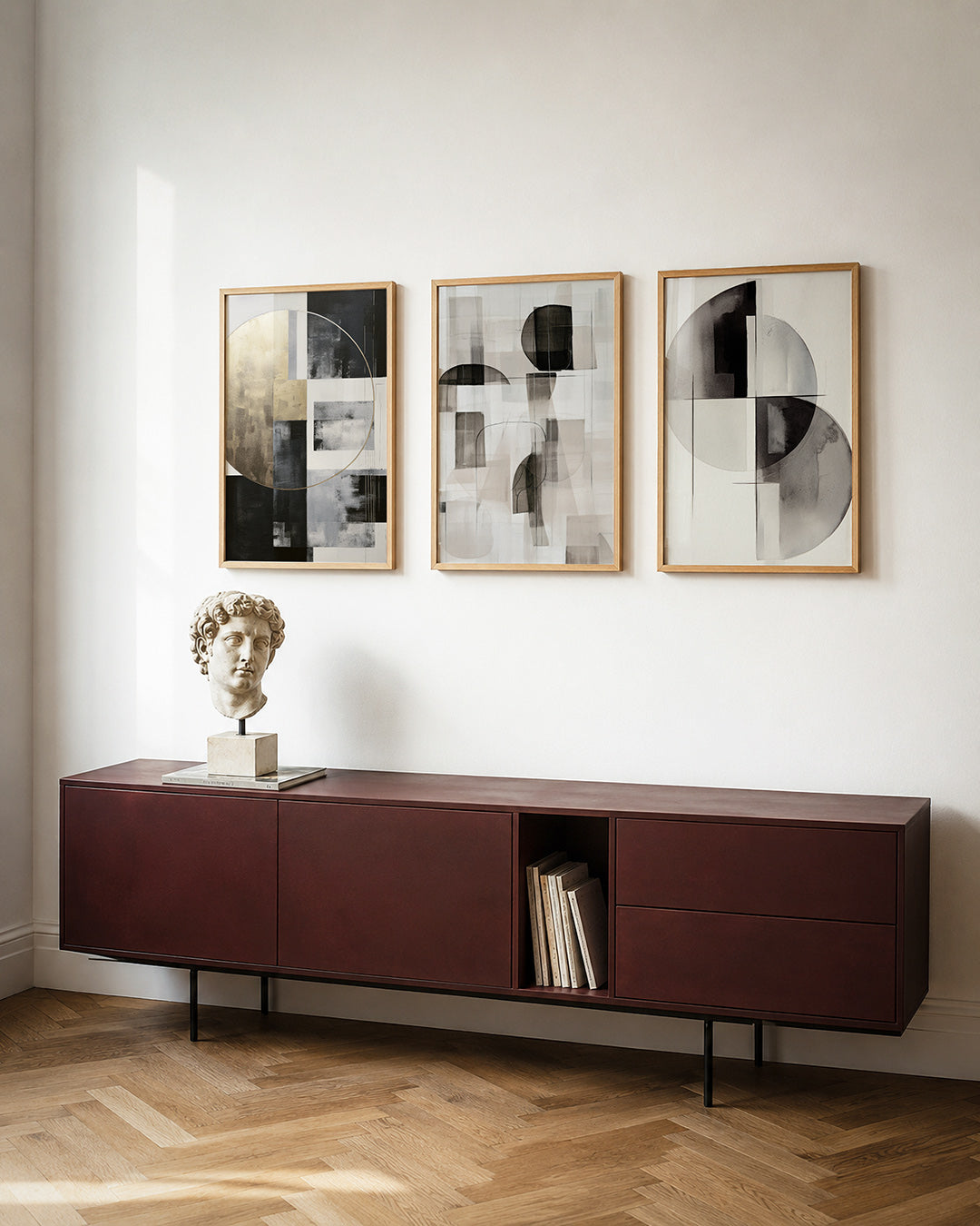 Cirkel en vlakken Posterset