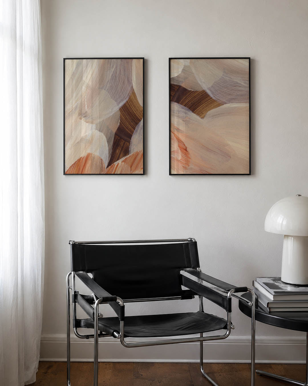 Zachte kleurvlakken Posterset