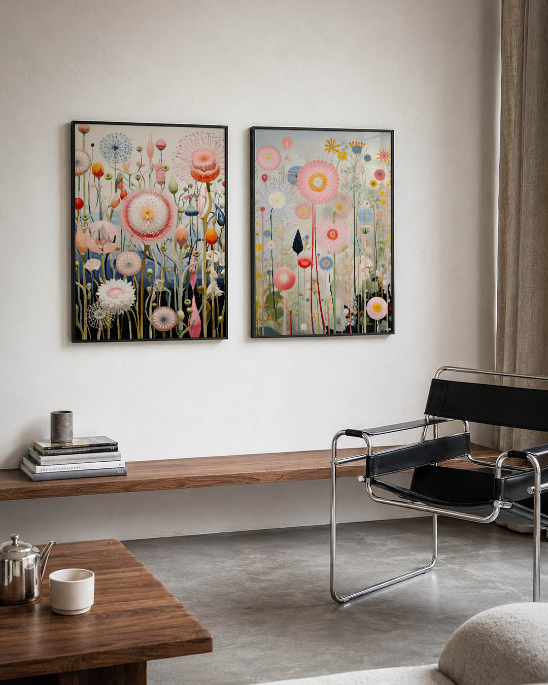 Bloemrijke fantasie Posterset