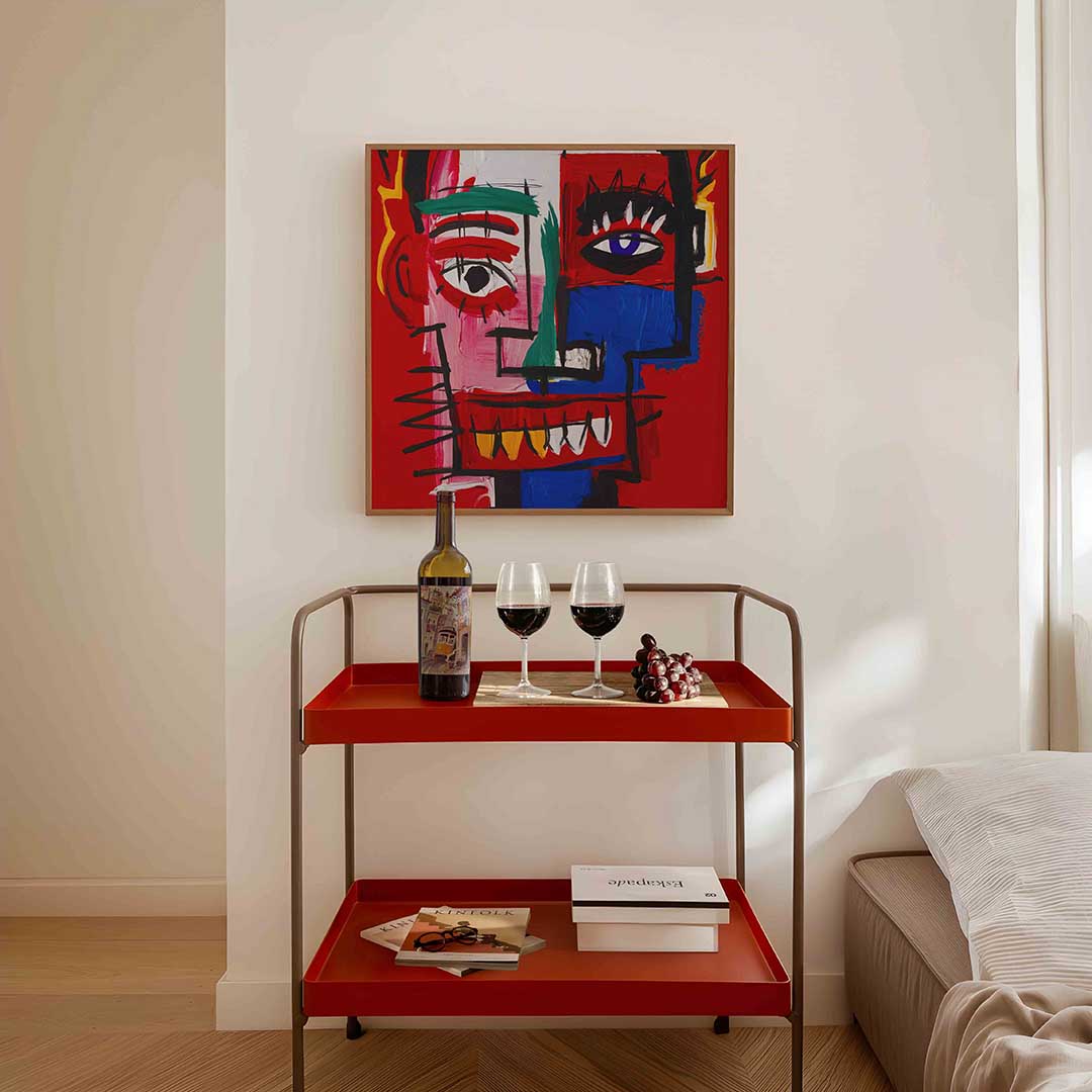Abstract gezicht Poster