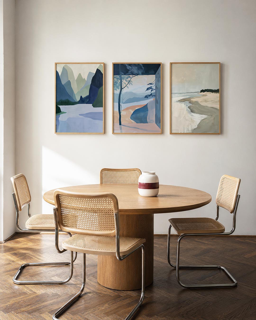 Serene berglandschap Posterset