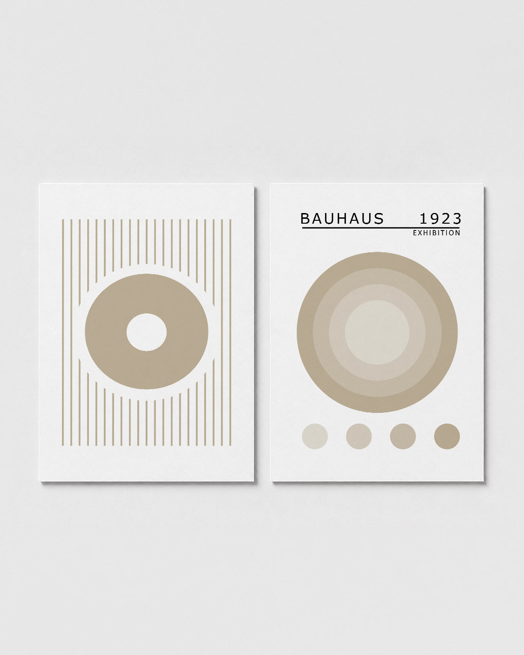 Cirkel en lijnen Posterset
