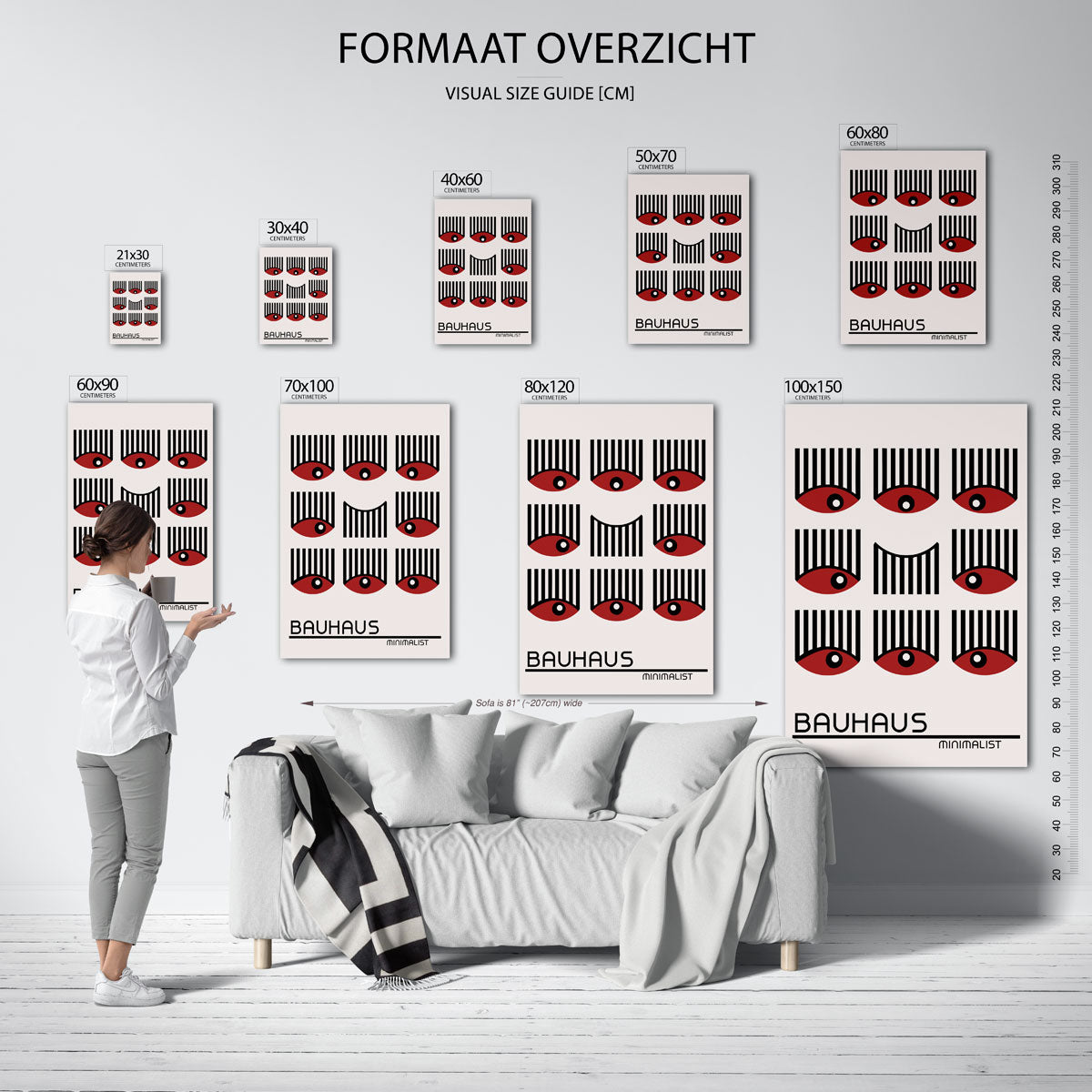Vorm en lijnen Poster