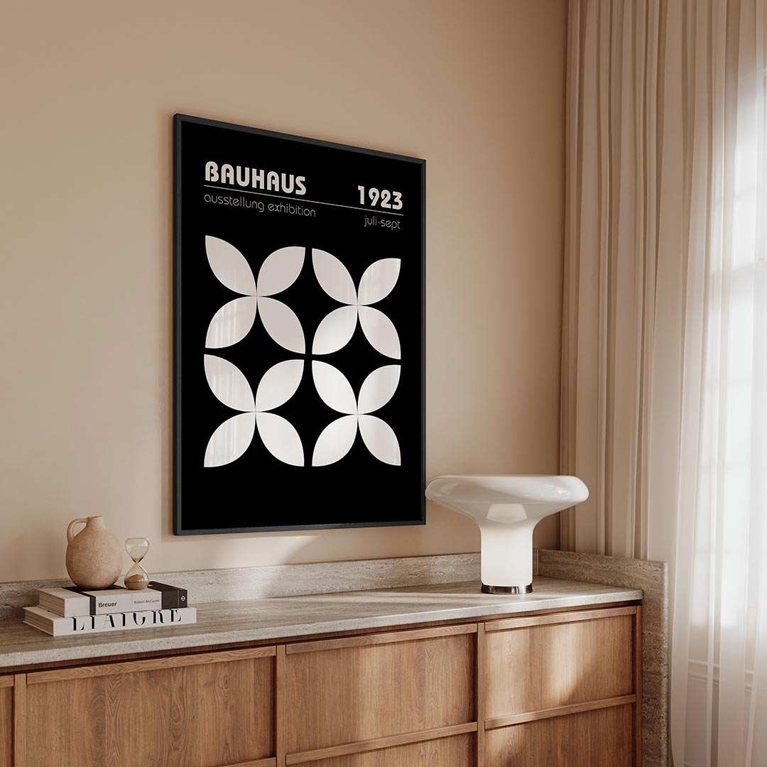 Vormritme en contrast Poster
