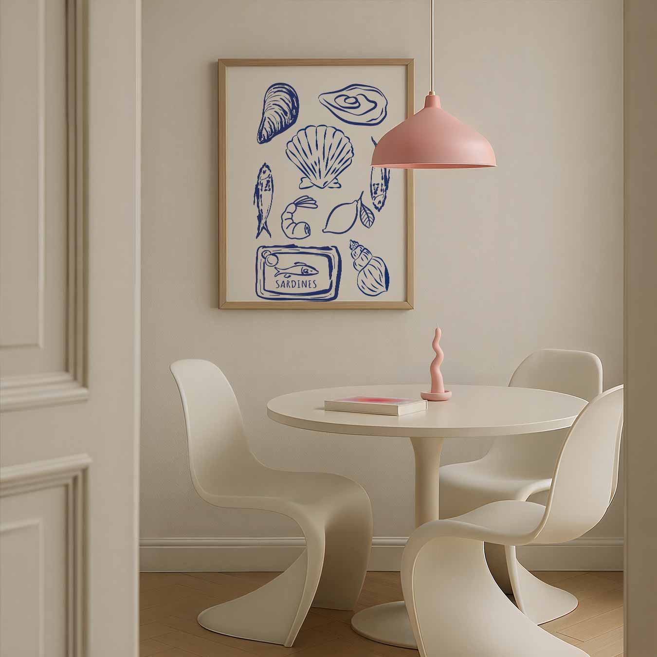 Zeevruchten Illustratie Poster-WallArtistic