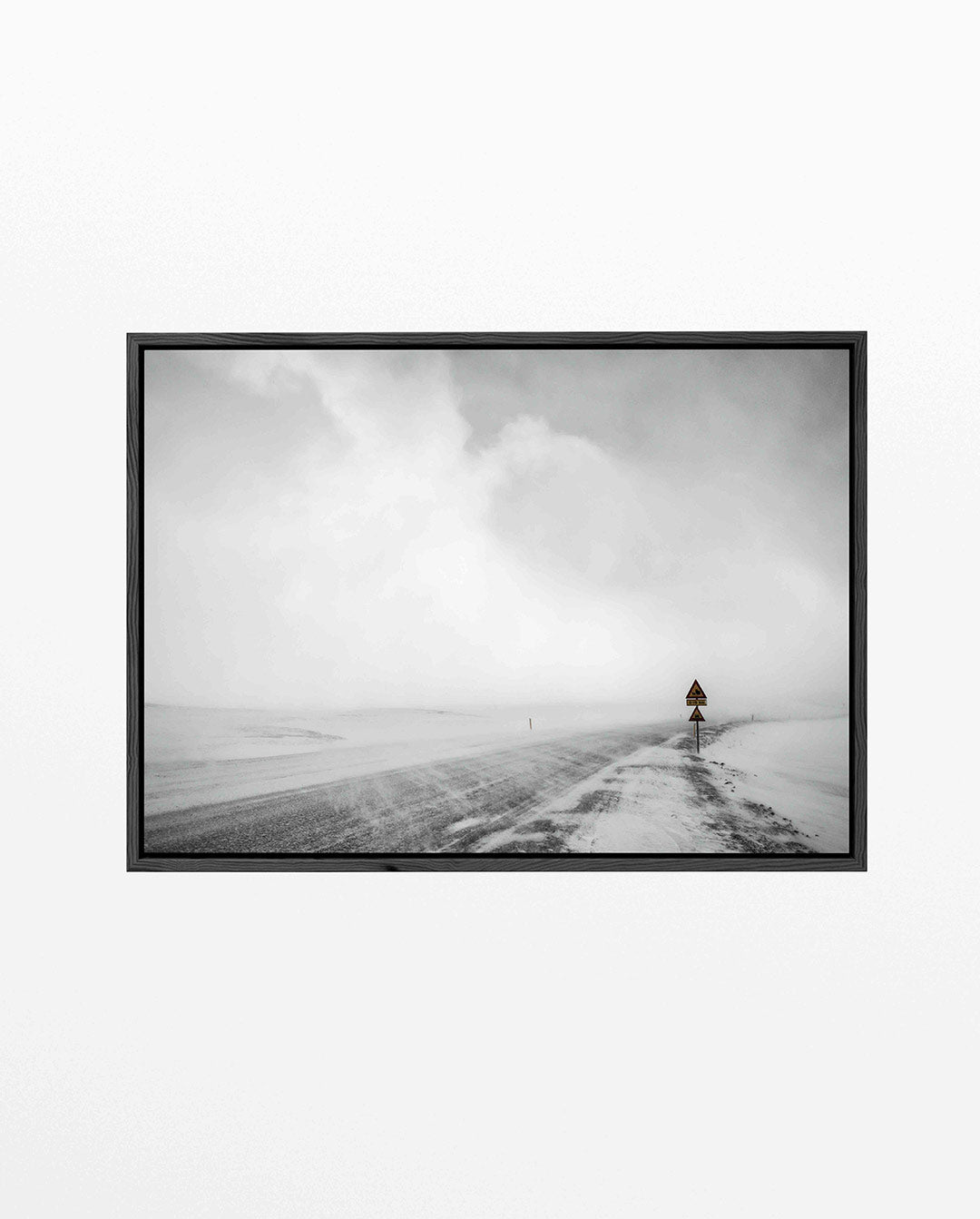 Mistige weg Kunstwerk