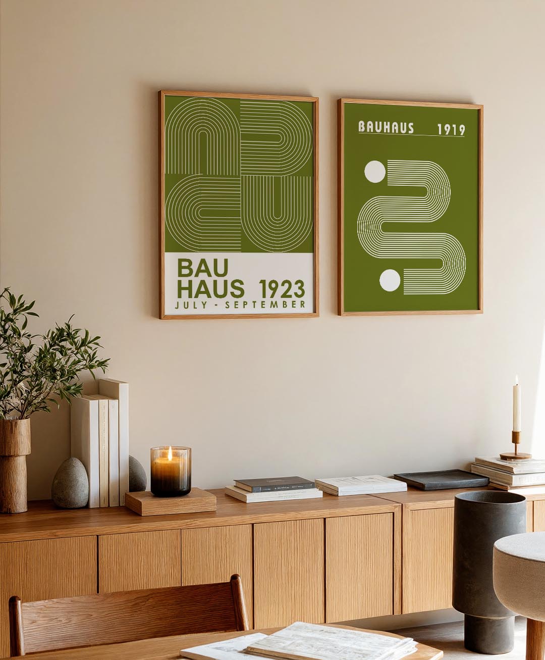 Lijnen en vormen Posterset