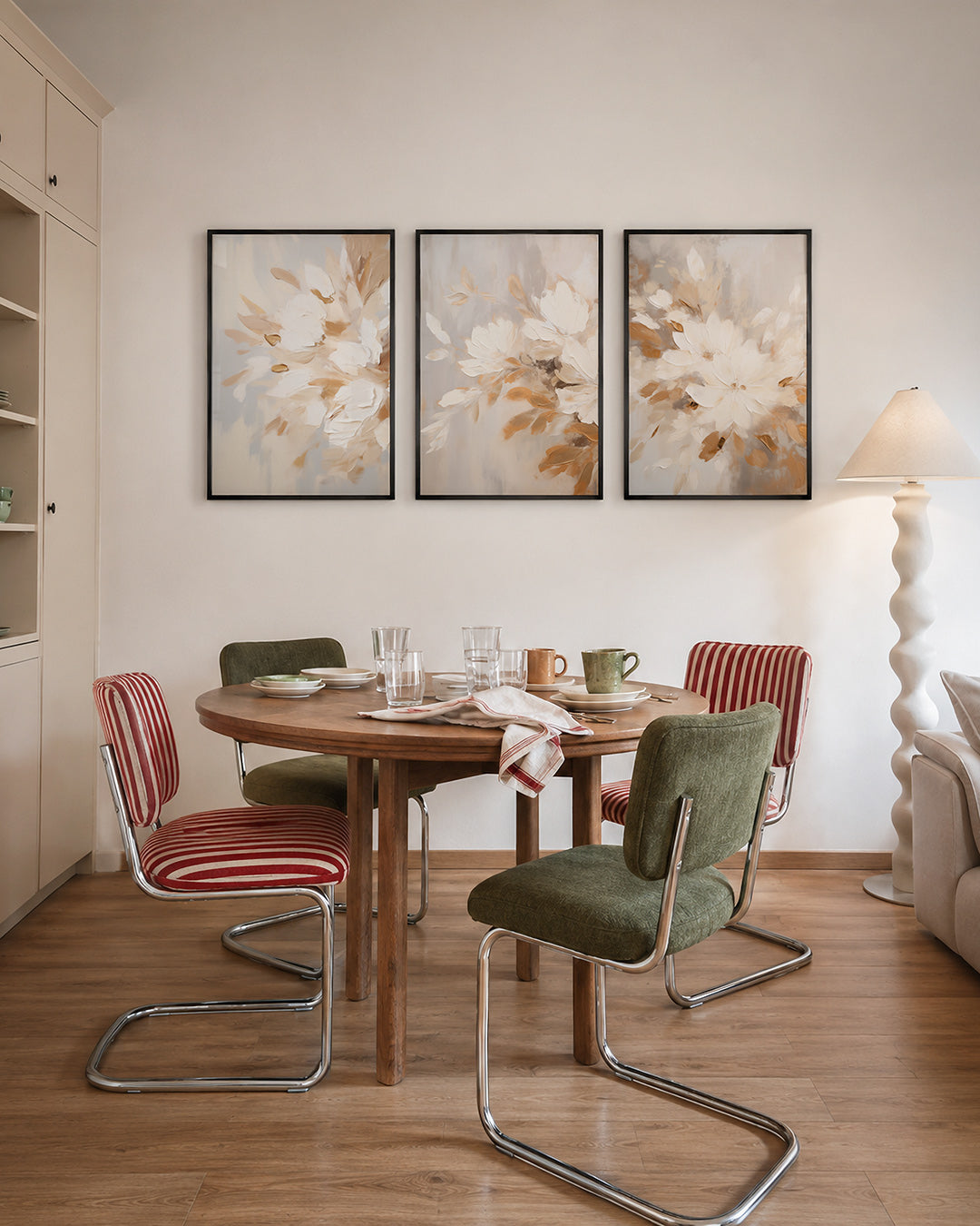 Zachte kleurvlakken Posterset