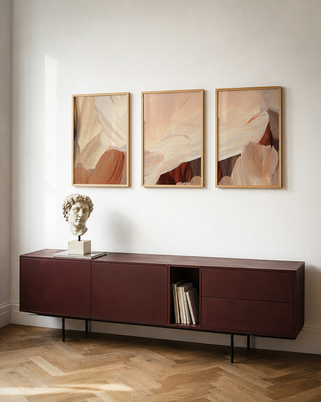 Zachte kleurvlakken Posterset