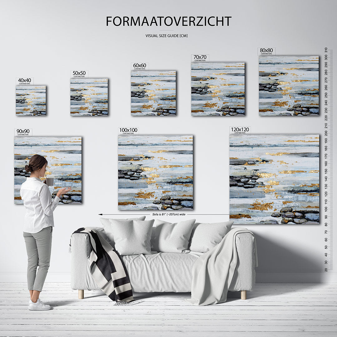 Gelaagde texturen Kunstwerk