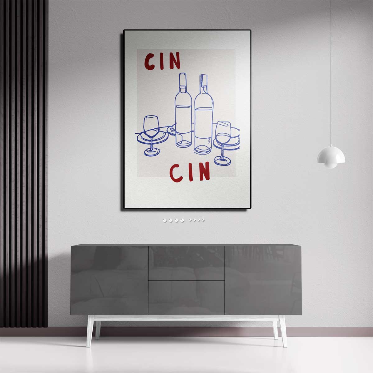Een Lichter Moment in Lijntjes Kunstwerk-canvas-dibond-plexiglas-wanddecoratie-WallArtistic