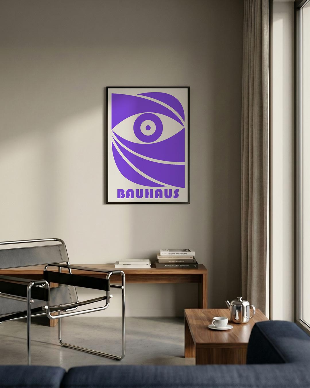 Oog en lijnen Poster