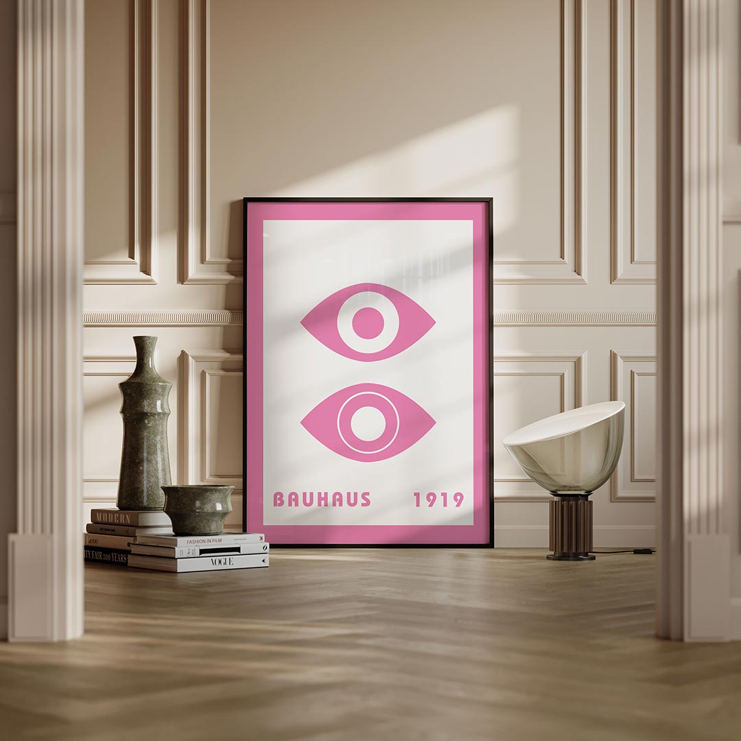 Oogvormen en kleur Poster