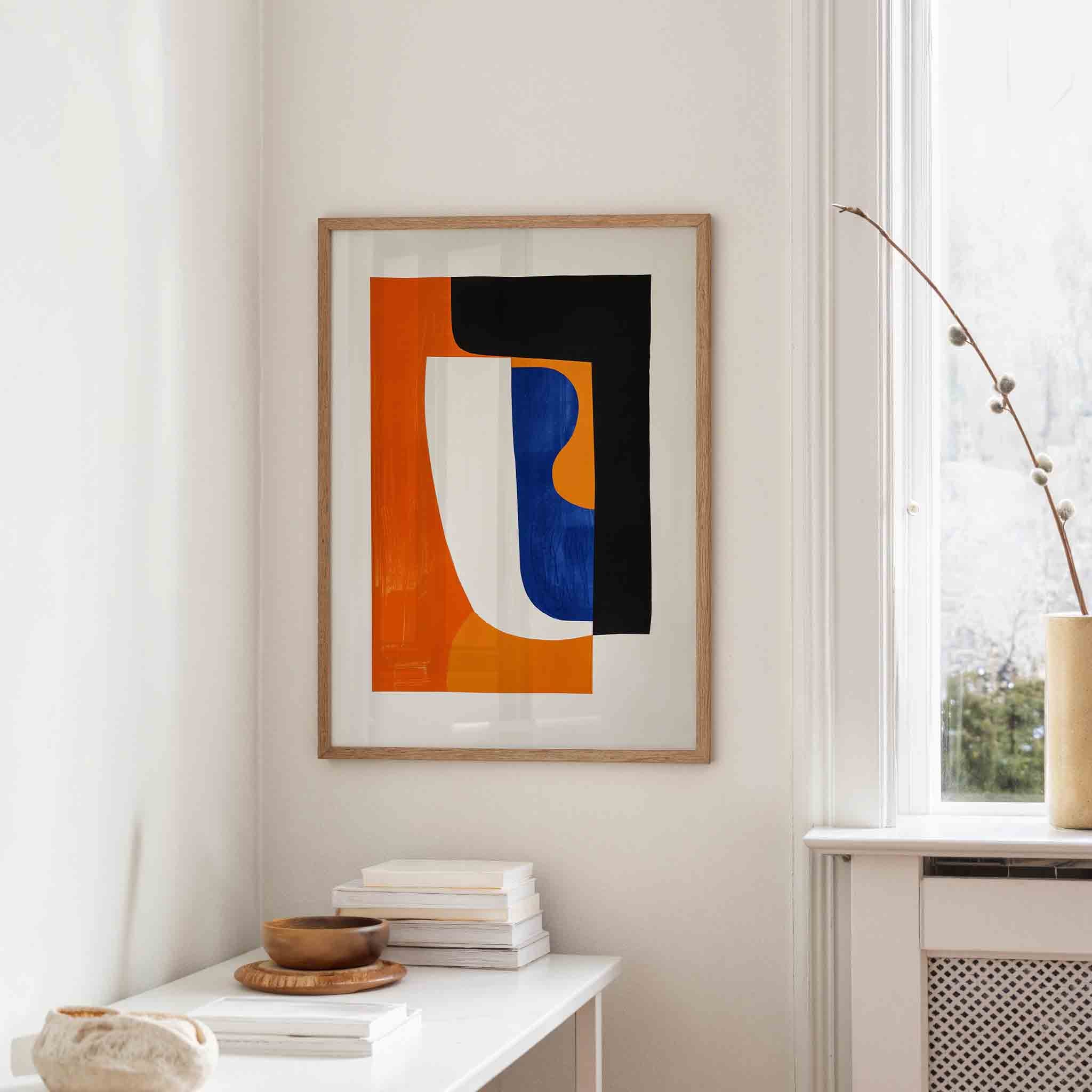 Abstracte vormen Poster