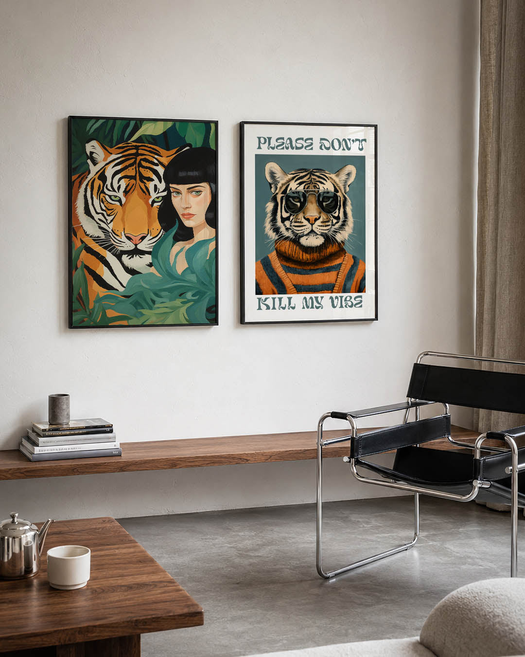 Dier en mens harmonie Posterset