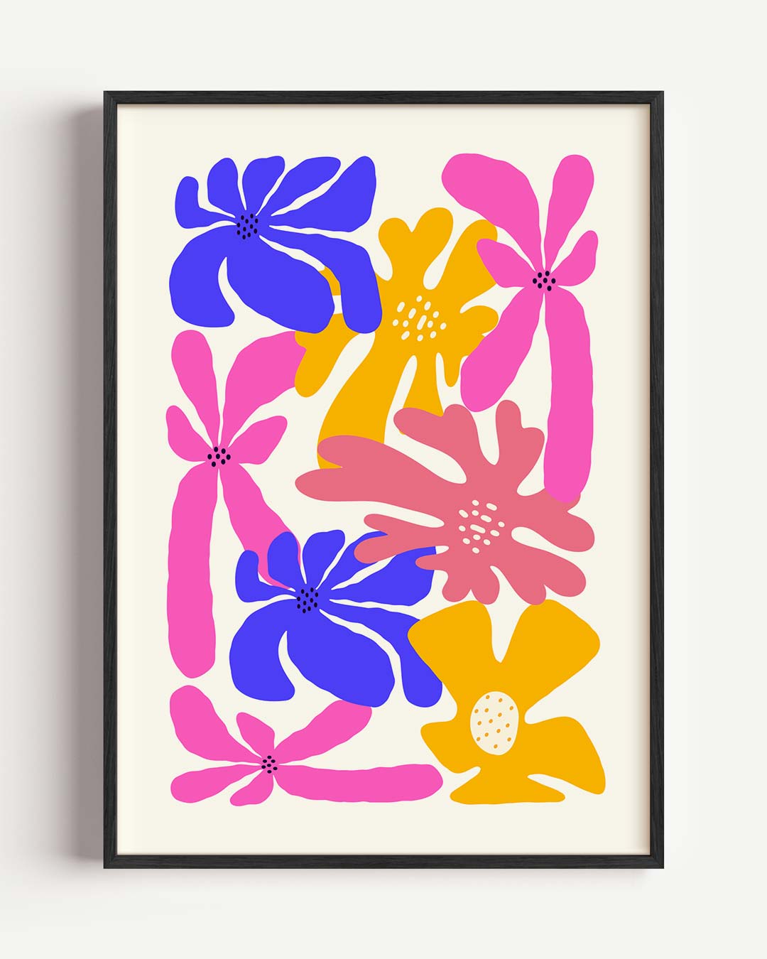 Kleurrijke Bloemenposter-WallArtistic