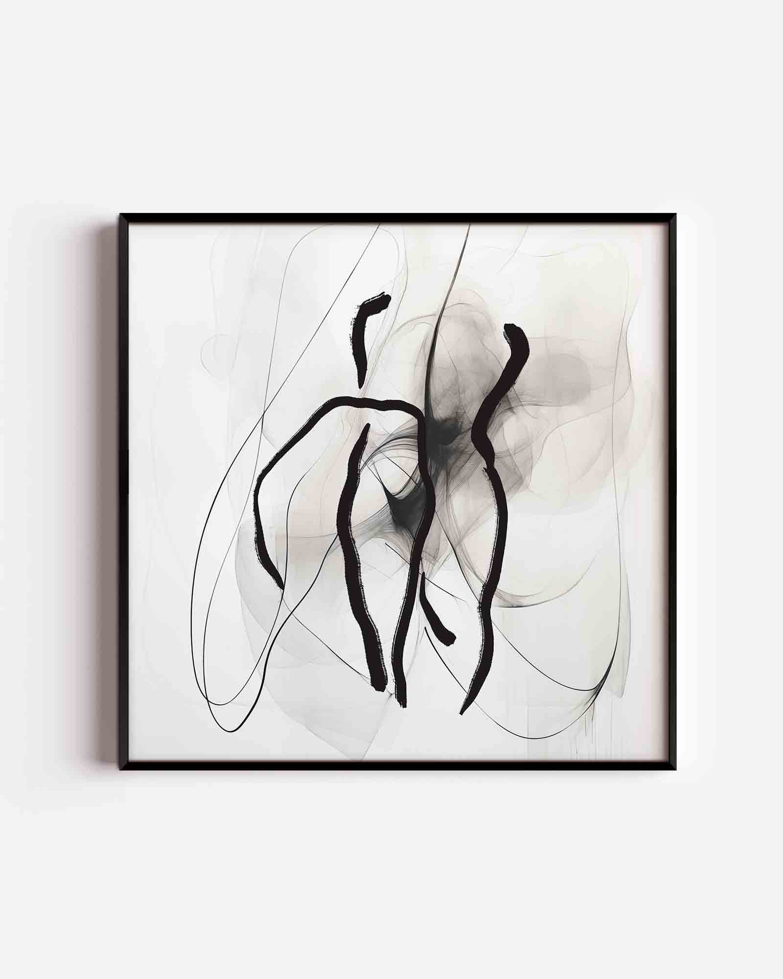 Abstracte lijnen Poster