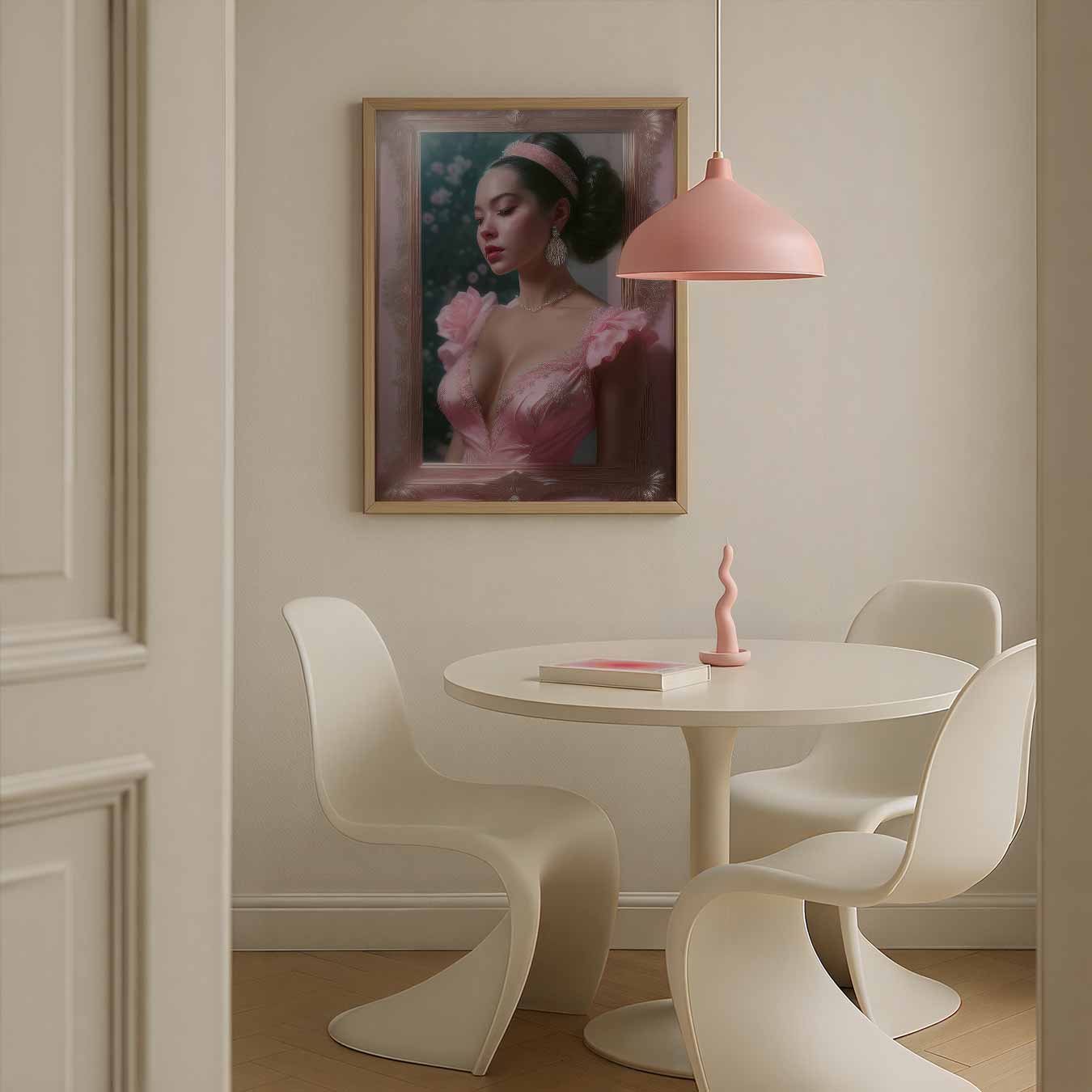 Sierlijke Elegantie Portret Poster-WallArtistic