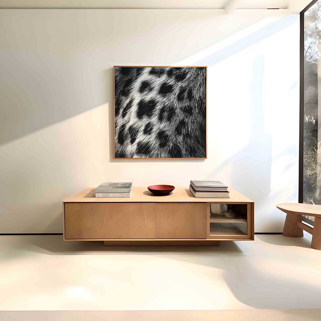 Zwart witte vacht Poster