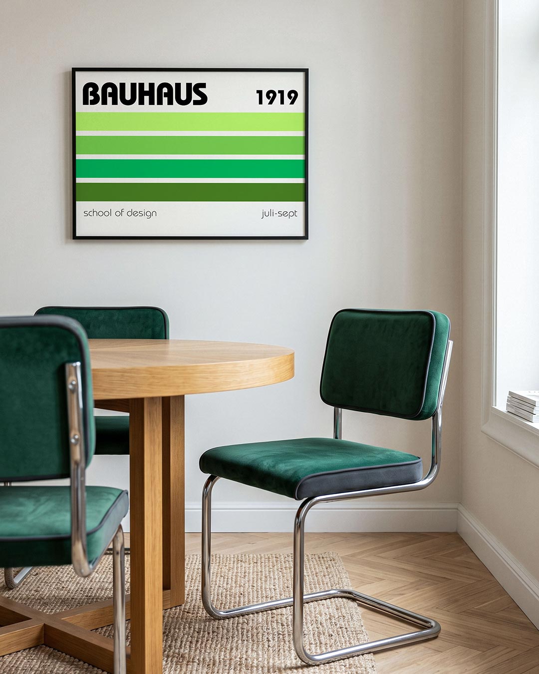 Lijnen en kleurvlakken Poster