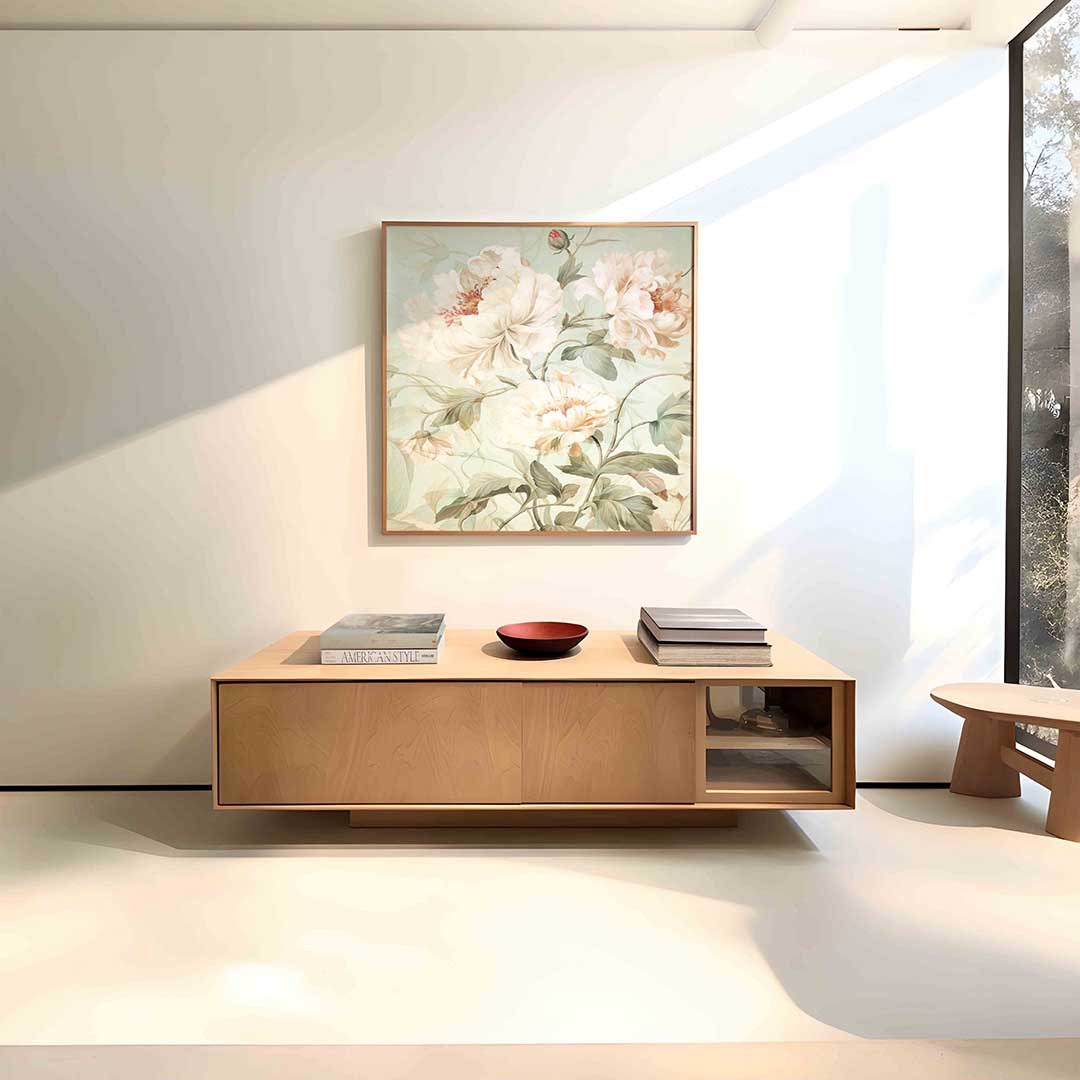 Bloemen en bladeren Poster