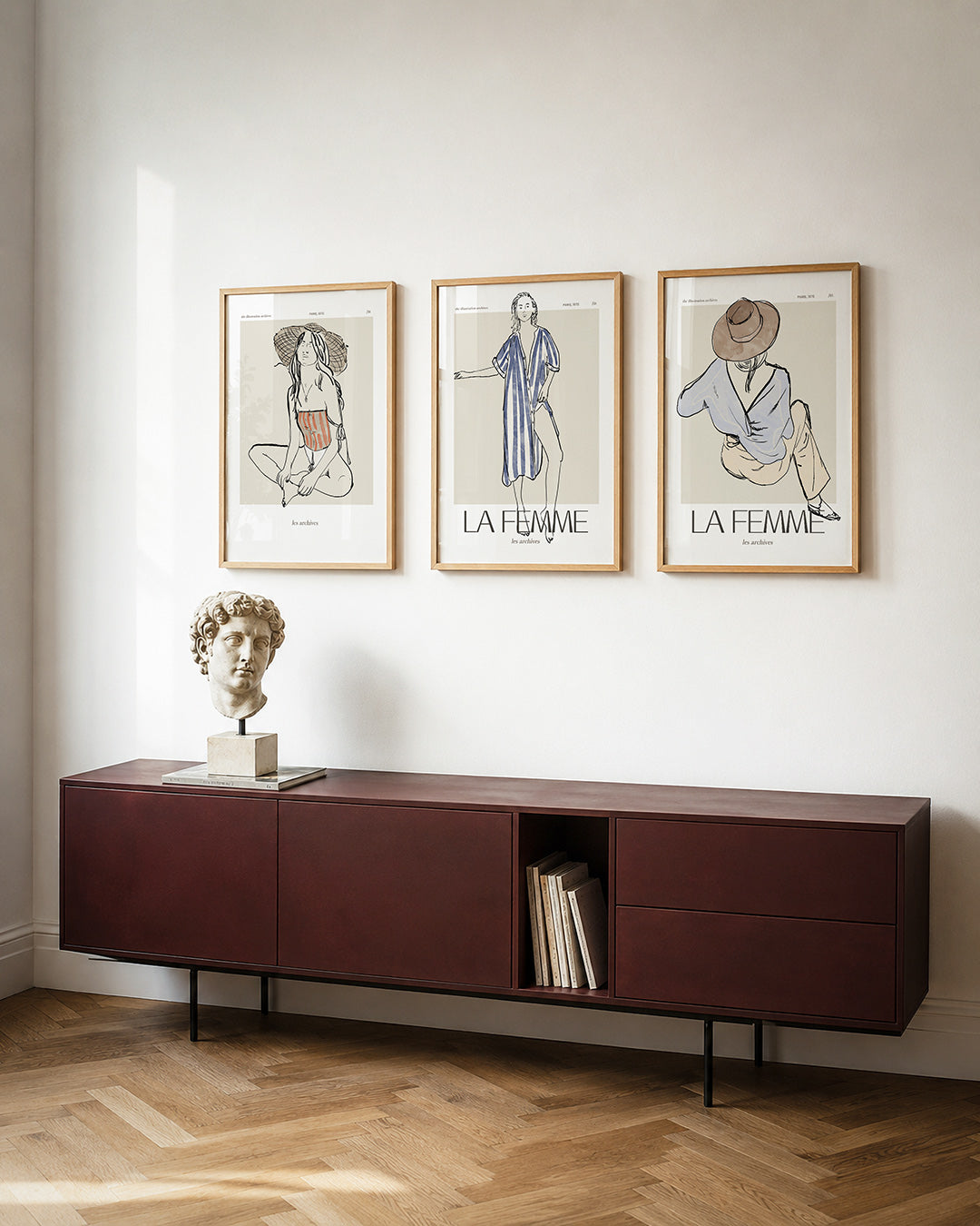 Lijnenspel en kleur Posterset