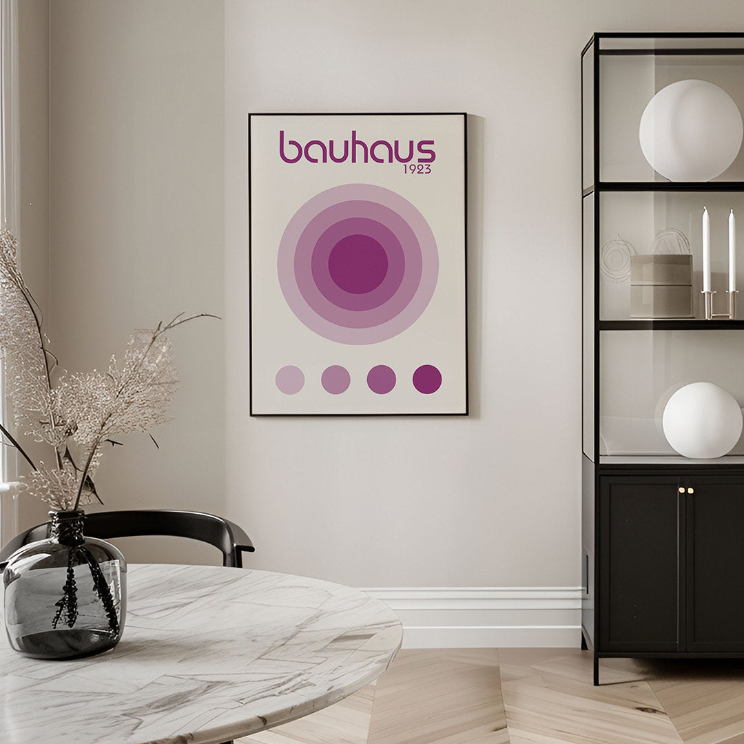 Cirkelvormen en kleuren Poster