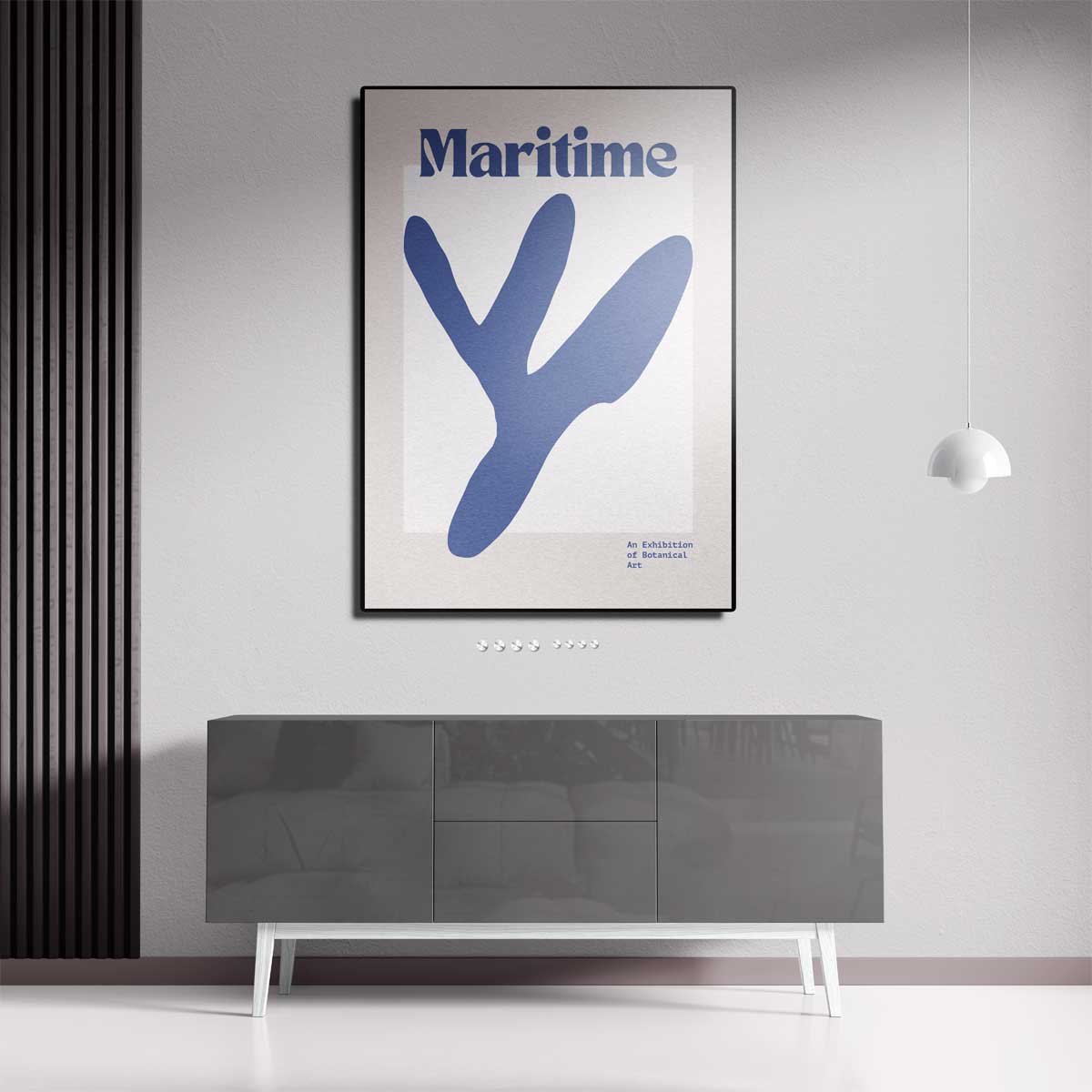 Maritieme Botanische Kunstposter