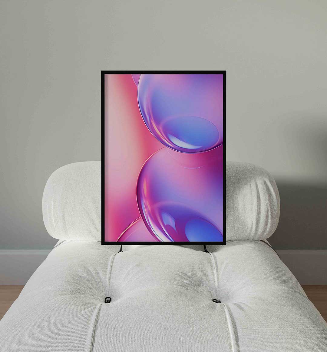Abstracte bollen Poster