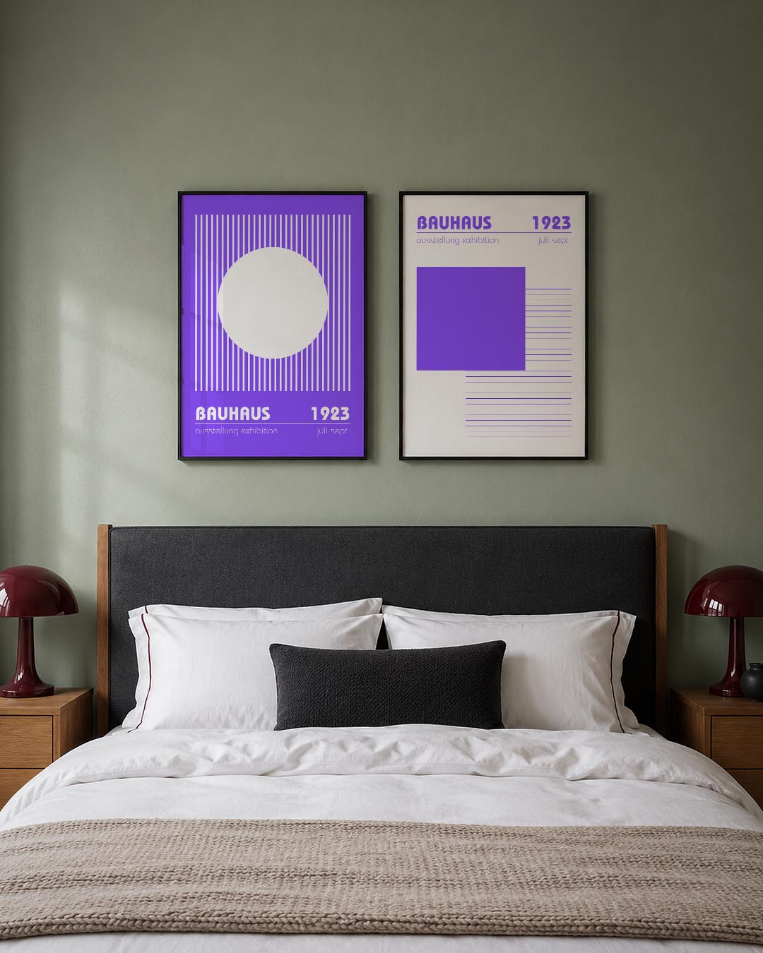 Lijnen en cirkel Posterset