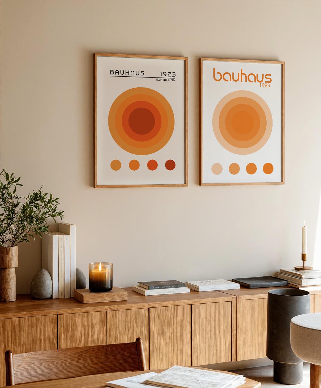 Cirkelvormige harmonie Posterset