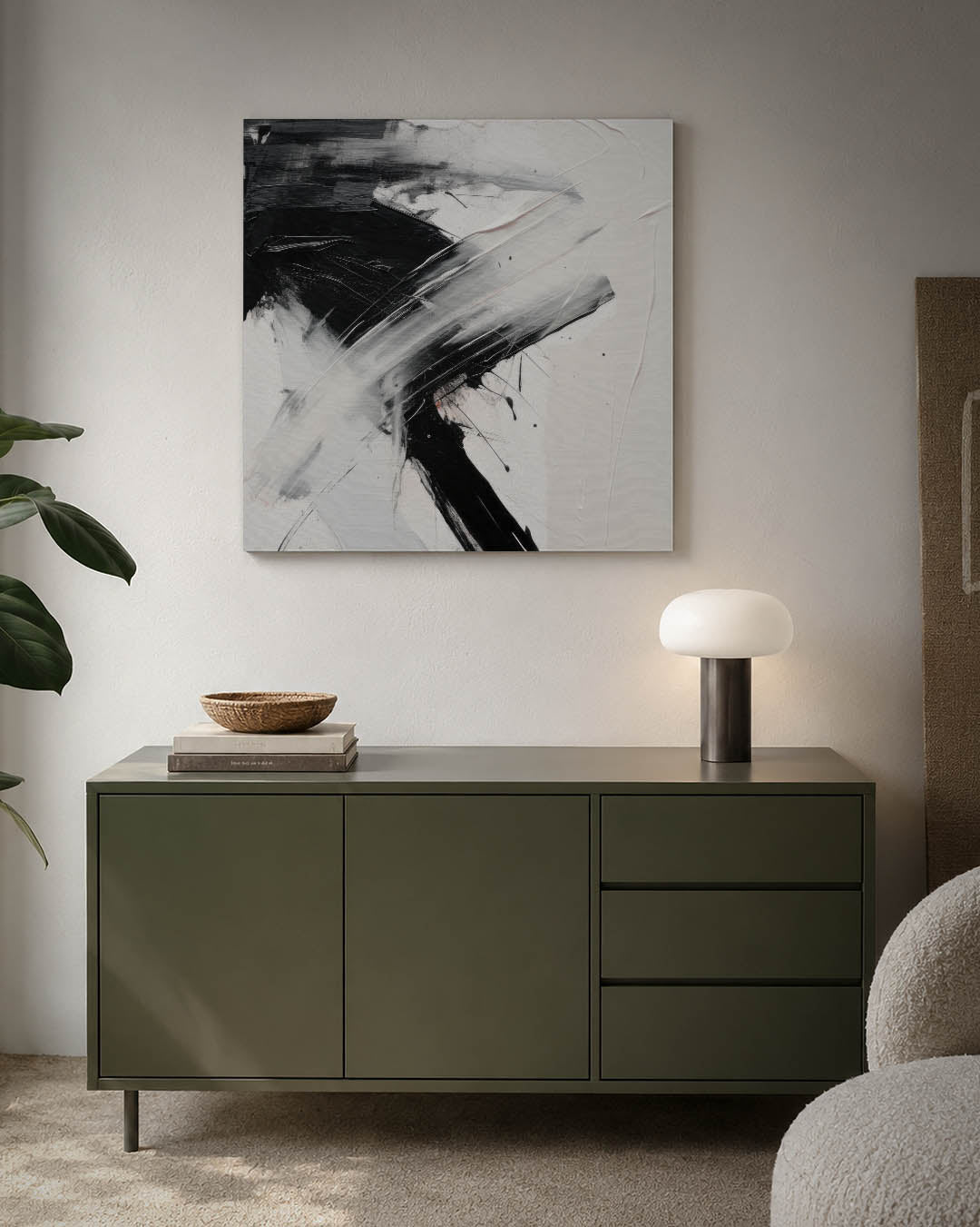 Penseelstreken Kunstwerk