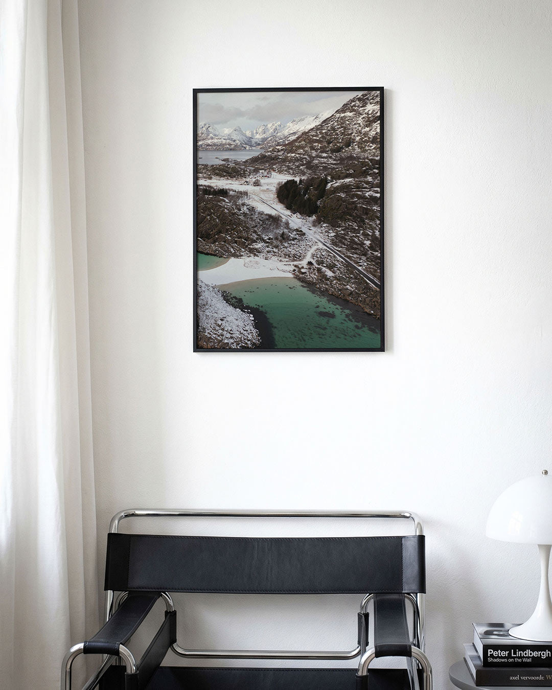 Winterse berglandschap Poster