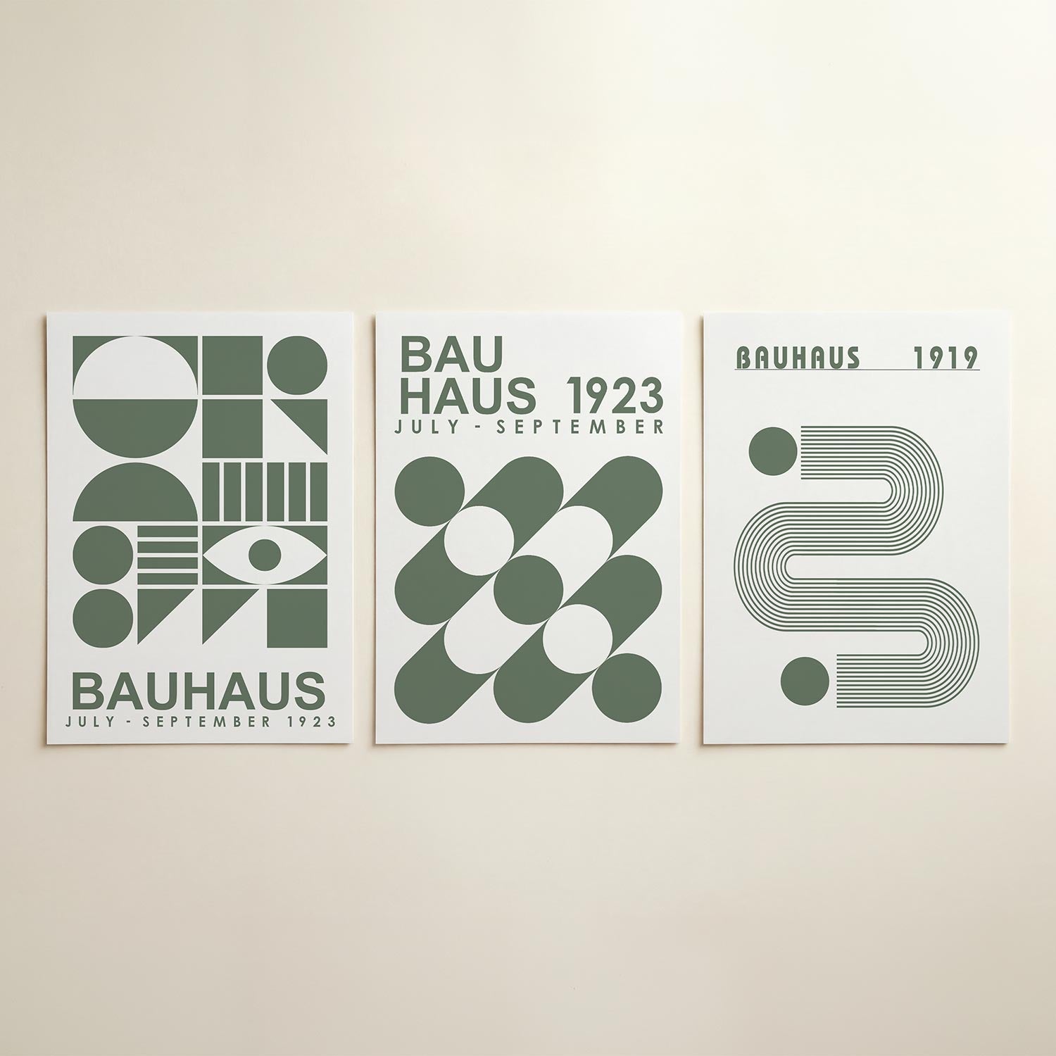 Vormen en vlakken Posterset