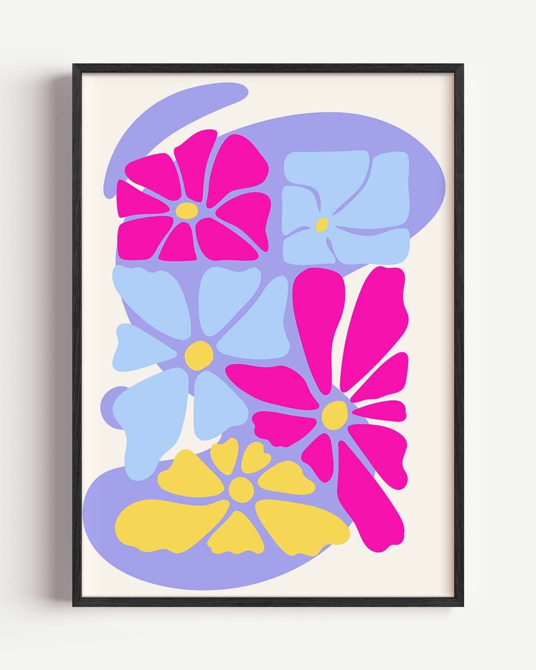 Vrolijke Bloemenpracht Poster-WallArtistic